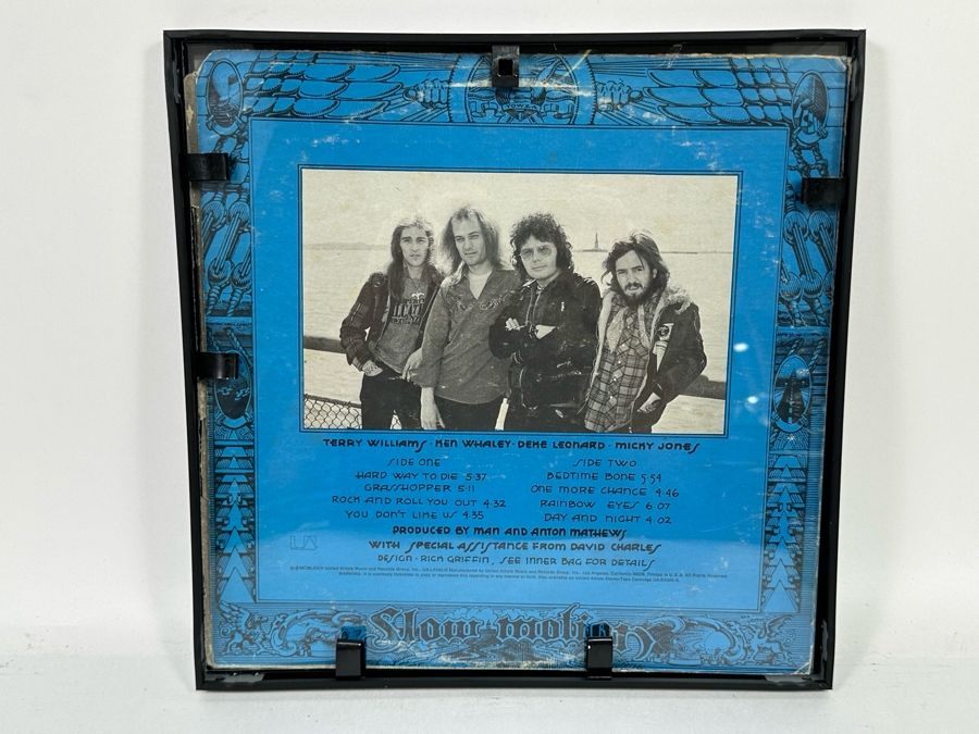 Man Slow Motion LP Record With Rick Griffin Artwork Framed  [Photo 5]