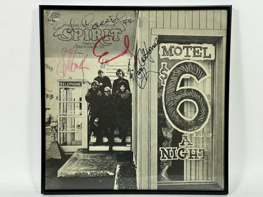 Autographed Spirit The Family That Plays Together LP Record Framed [Photo 2]