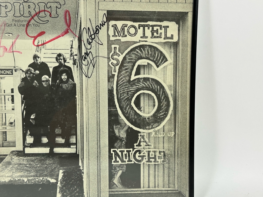 Autographed Spirit The Family That Plays Together LP Record Framed [Photo 9]