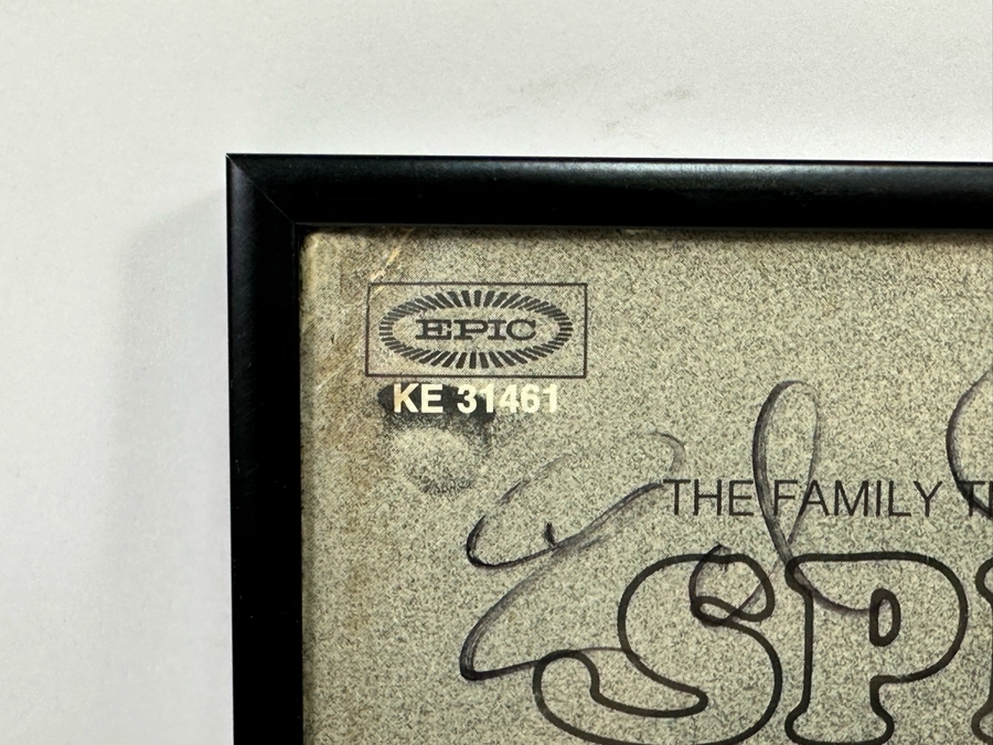 Autographed Spirit The Family That Plays Together LP Record Framed [Photo 11]