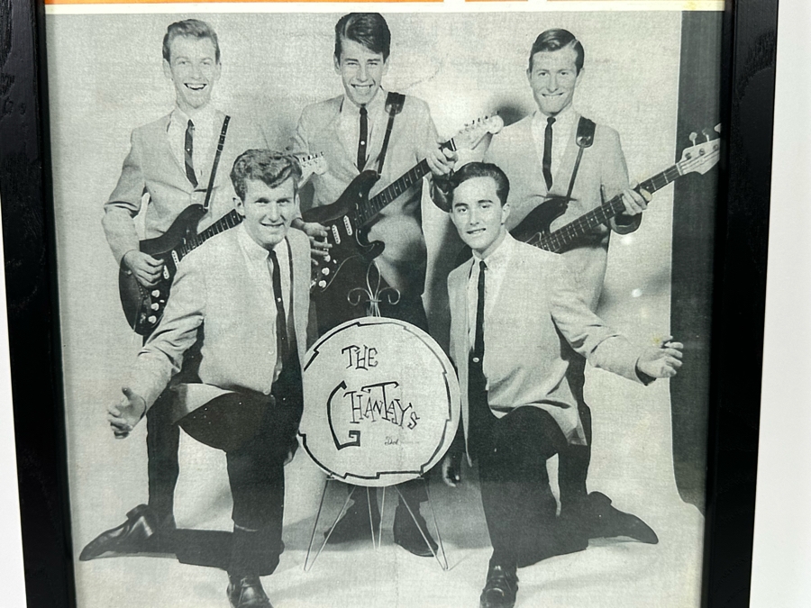 Pipeline Sheet Music The Chantays 1963 Dot Records Downey Music Publishing Framed 12 X 15 [Photo 4]