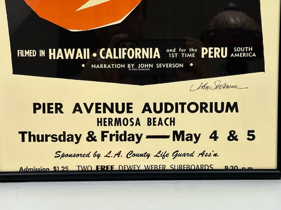 Autographed John Severson Big Wednesday Surf Movie Poster 12 X 18 [Photo 6]