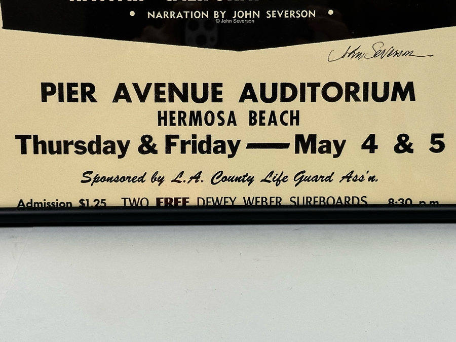 Autographed John Severson Big Wednesday Surf Movie Poster 12 X 18 [Photo 7]