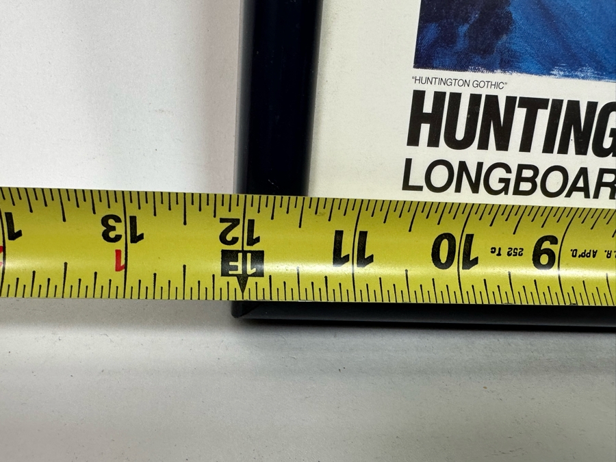 Autographed John Severson Huntington Beach Surf Contest Poster 1994 Longboard Invitational 12 X 17 [Photo 8]