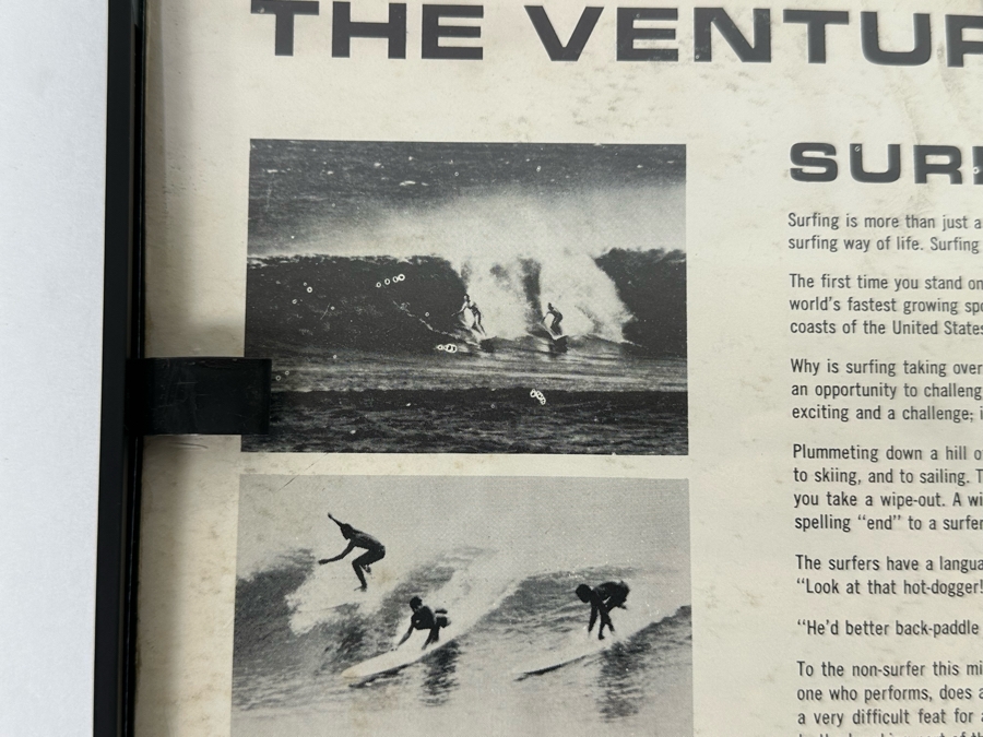 The Ventures 'Surfing' LP Record Framed [Photo 11]