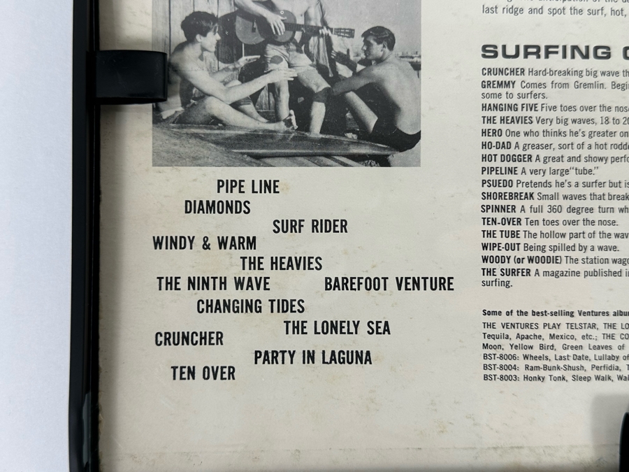 The Ventures 'Surfing' LP Record Framed [Photo 9]