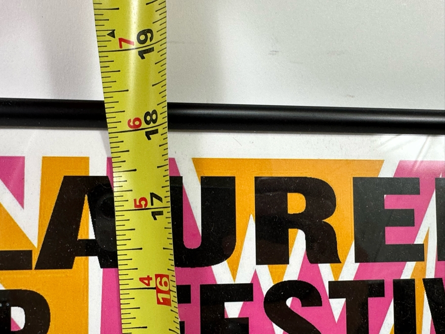 1969 Laurel Pop Festival Concert Poster Led Zeppelin, Johnny Winters, Jethro Tull, Buddy Guy, Sly And The Family Stone, 10 Years After, Jeff Beck, Guess Who Framed 12 X 18 [Photo 8]