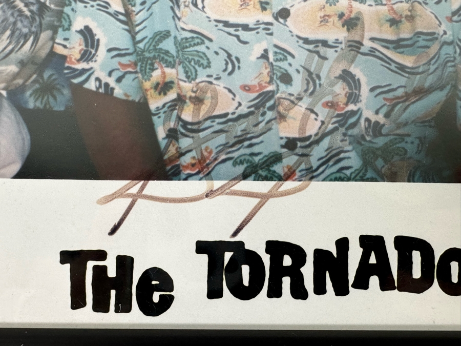 Autographed Color Photograph Of The Surf Music Band The Tornadoes Framed 10 X 8 [Photo 7]