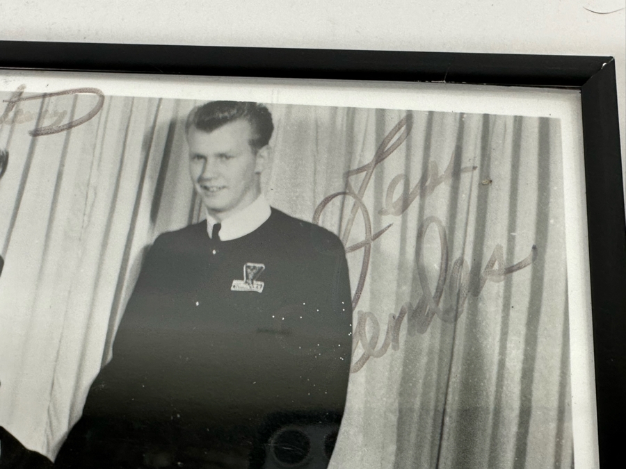 Autographed B&W Photograph Of The Surf Music Band The Tornadoes Framed 10 X 8 [Photo 4]