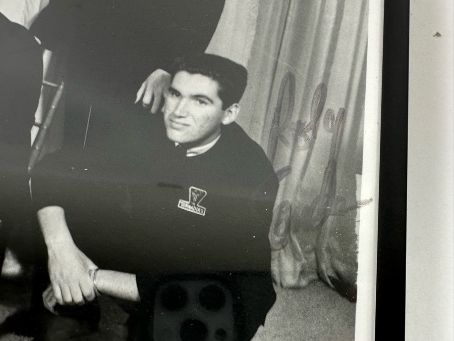 Autographed B&W Photograph Of The Surf Music Band The Tornadoes Framed 10 X 8 [Photo 5]