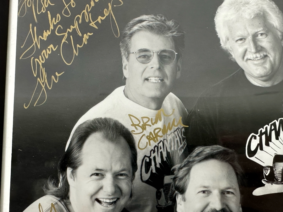 Autographed B&W Photograph Of The Surf Music Band The Chantays Framed 10 X 8 [Photo 3]