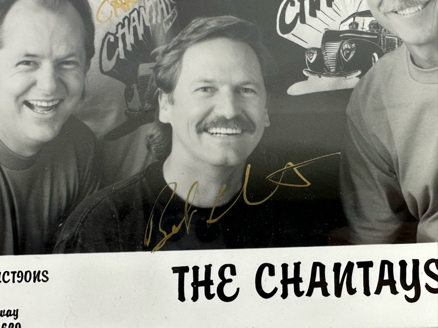 Autographed B&W Photograph Of The Surf Music Band The Chantays Framed 10 X 8 [Photo 5]