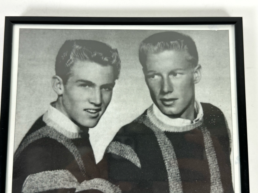 Autographed B&W Photograph Of The Surf Music Band Jan & Dean Framed 8 X 10 [Photo 3]