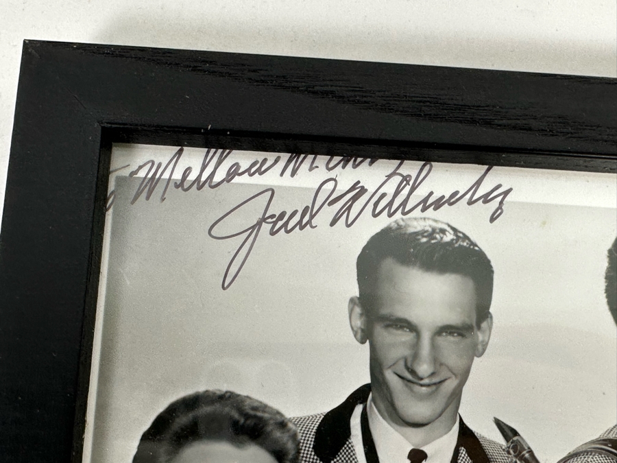 Autographed B&W Photograph Of The Surf Music Band The Lively Ones ...