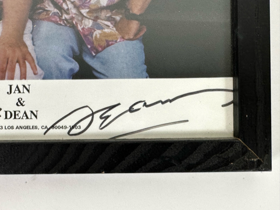 Autographed Color Photograph Of The Surf Music Band Jan & Dean Framed 11 X 9 [Photo 7]