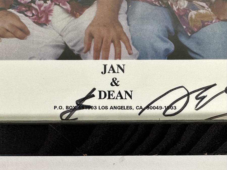 Autographed Color Photograph Of The Surf Music Band Jan & Dean Framed 11 X 9 [Photo 5]