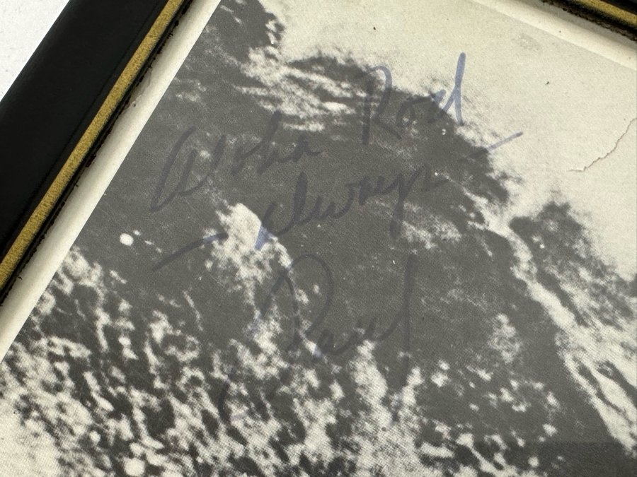 Autographed B&W Poster Of Paul Strauch, Jr. International Surfing Champion Duke Kahanamoku Surf Club International Market Place, Waikiki Beach, Hawaii Framed 9 X 11 [Photo 5]