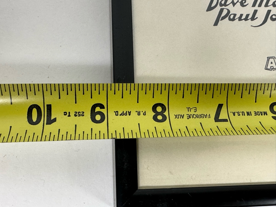 Autographed South Bay Surf Band Reunion 1986 Conert Poster The Bel-Airs, The Challengers Framed 9 X 11 [Photo 10]