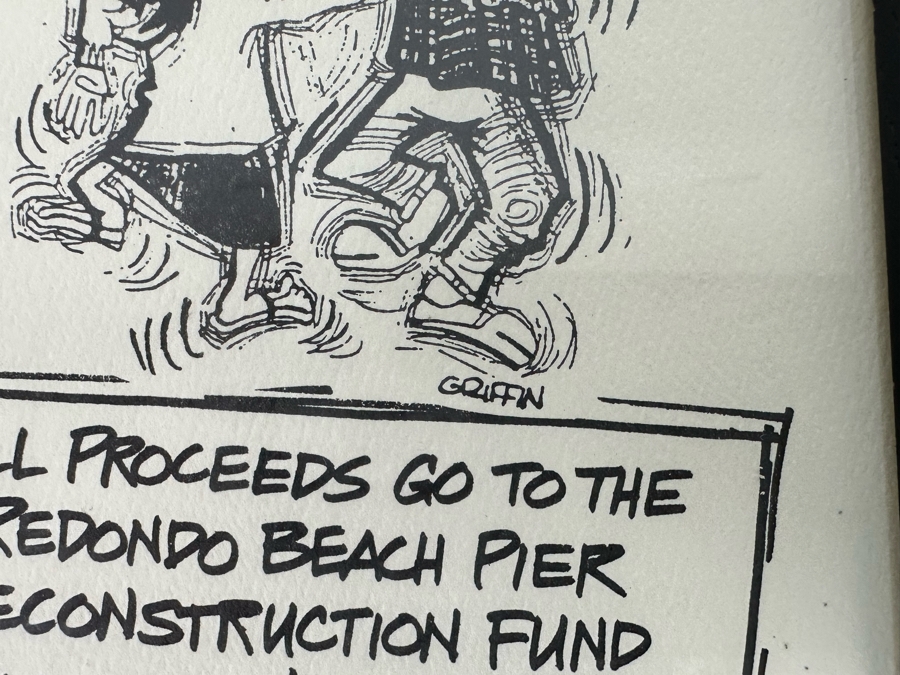 Surf Band Reunion 1988 Conert Poster A Benefit For The Redondo Beach Pier The Bel-Airs, The Packards, The Halibuts Framed 9.5 X 12 [Photo 7]