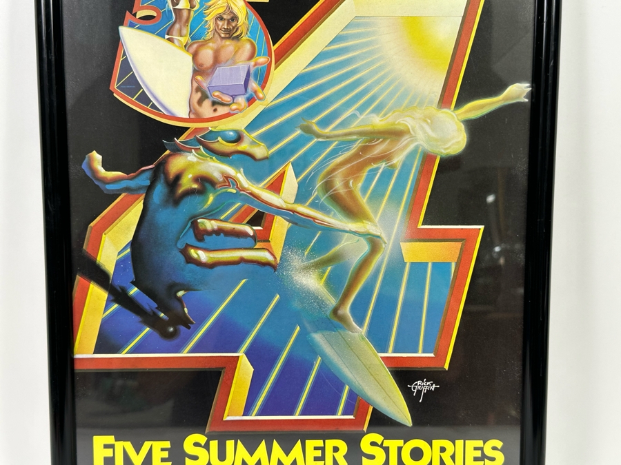 Five Summer Stories Surf Movie Poster Artwork By Rick Griffin Framed 13.5 X 18.5 [Photo 5]