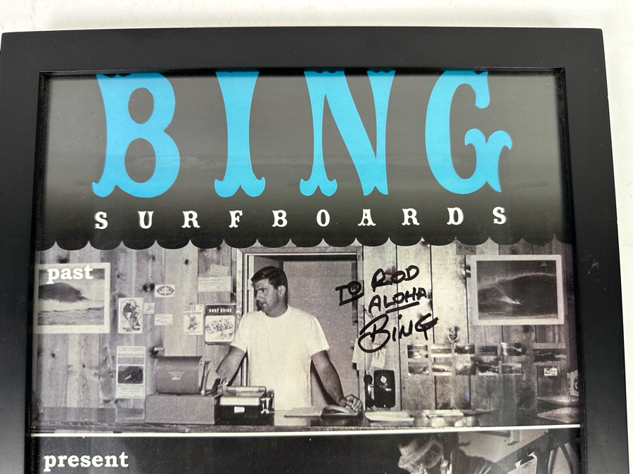 Autographed Bing Surfboards Advertisement Framed 12 X 15 [Photo 4]