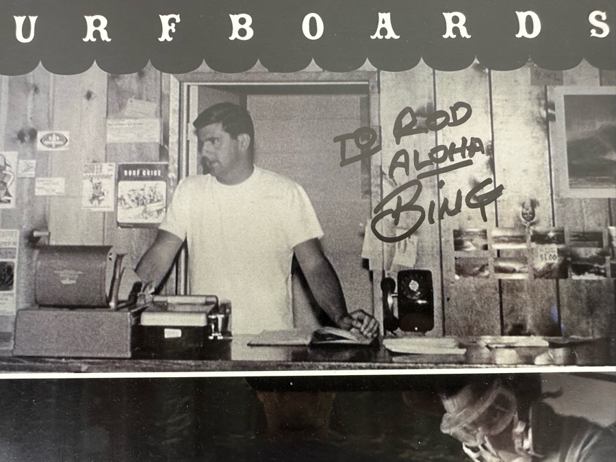 Autographed Bing Surfboards Advertisement Framed 12 X 15 [Photo 5]