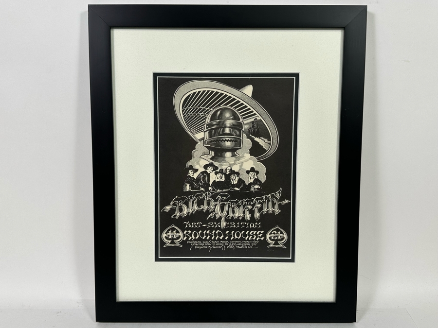 Rick Griffin Art Exhibition Poster Round House London Vintage 1976 8 X 11 Framed 15 X 18 [Photo 4]