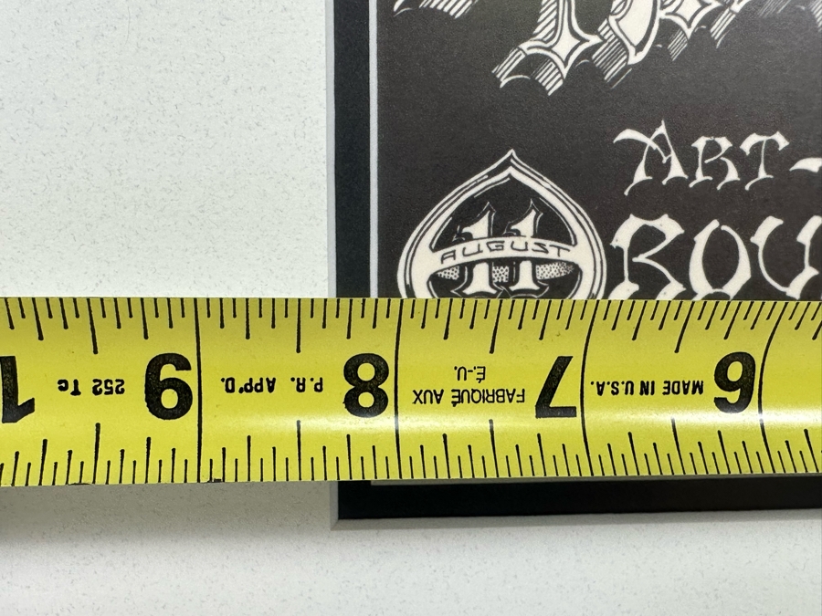 Rick Griffin Art Exhibition Poster Round House London Vintage 1976 8 X 11 Framed 15 X 18 [Photo 10]