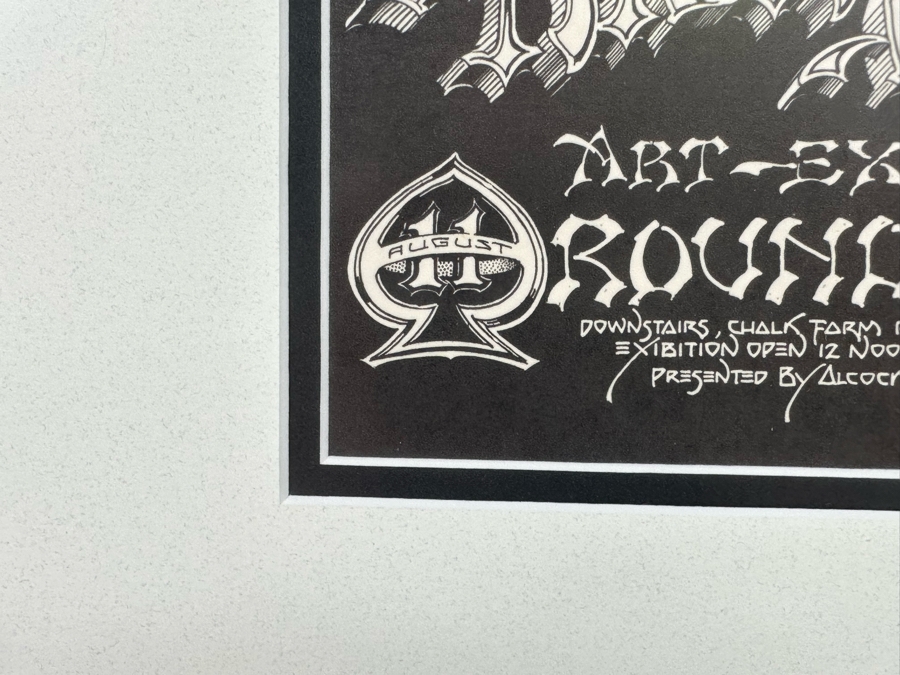 Rick Griffin Art Exhibition Poster Round House London Vintage 1976 8 X 11 Framed 15 X 18 [Photo 8]