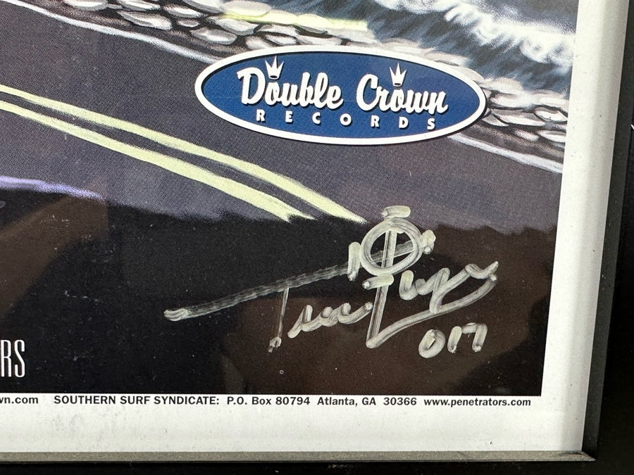 Autographed Surf Music Band The Penetators Locked & Loaded Framed 19 X 15.5 [Photo 10]