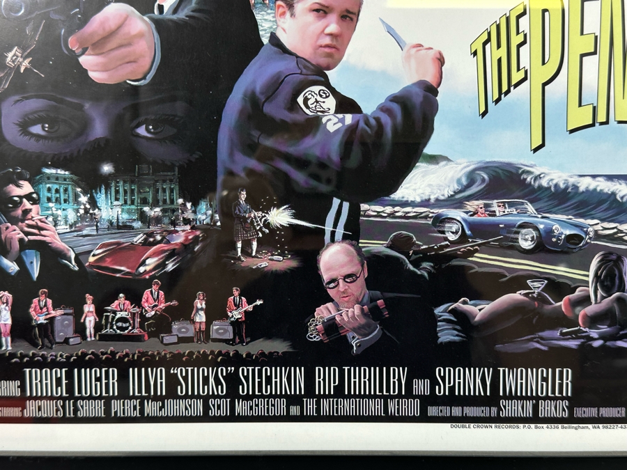 Autographed Surf Music Band The Penetators Locked & Loaded Framed 19 X 15.5 [Photo 7]