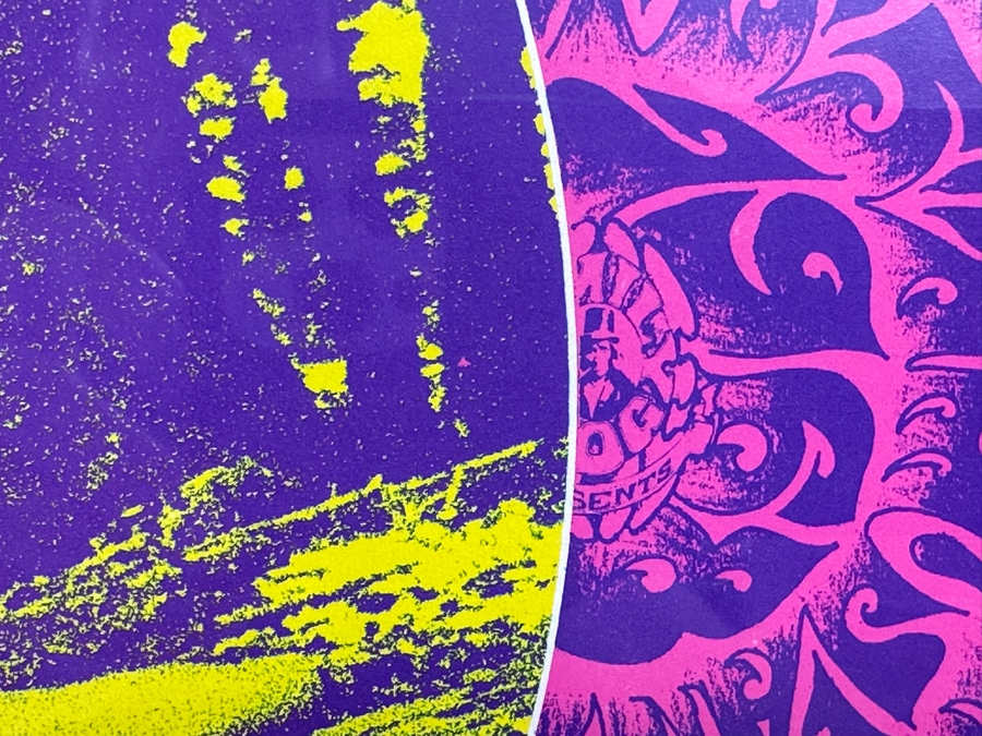 Country Joe & The Fish, Lee Michaels, Flamin' Groovies, Mad River, Mount Rushmore, Blue Cheer Vintage 1967 Concert Poster Avalon Ballroom Bob Schnepf / Thomas Weir Family Dog FD-99-1 Framed 28 X 11 [Photo 15]