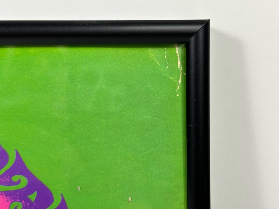 Country Joe & The Fish, Lee Michaels, Flamin' Groovies, Mad River, Mount Rushmore, Blue Cheer Vintage 1967 Concert Poster Avalon Ballroom Bob Schnepf / Thomas Weir Family Dog FD-99-1 Framed 28 X 11 [Photo 17]