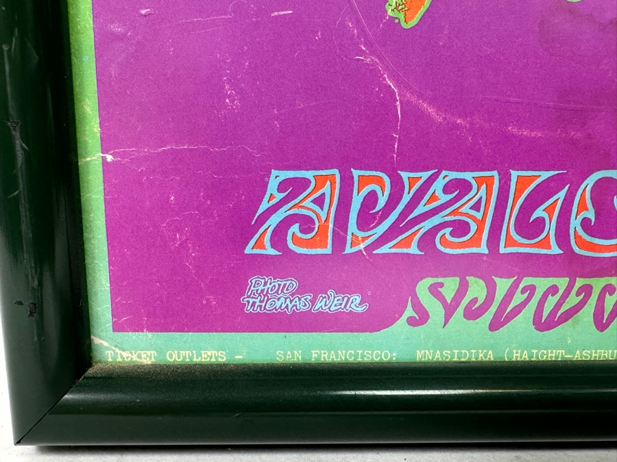 Jim Kweskin Jug Band, Blue Cheer, Country Joe Vintage 1967 Concert Poster Avalon Ballroom Family Dog FD-98 11 X 28 [Photo 12]