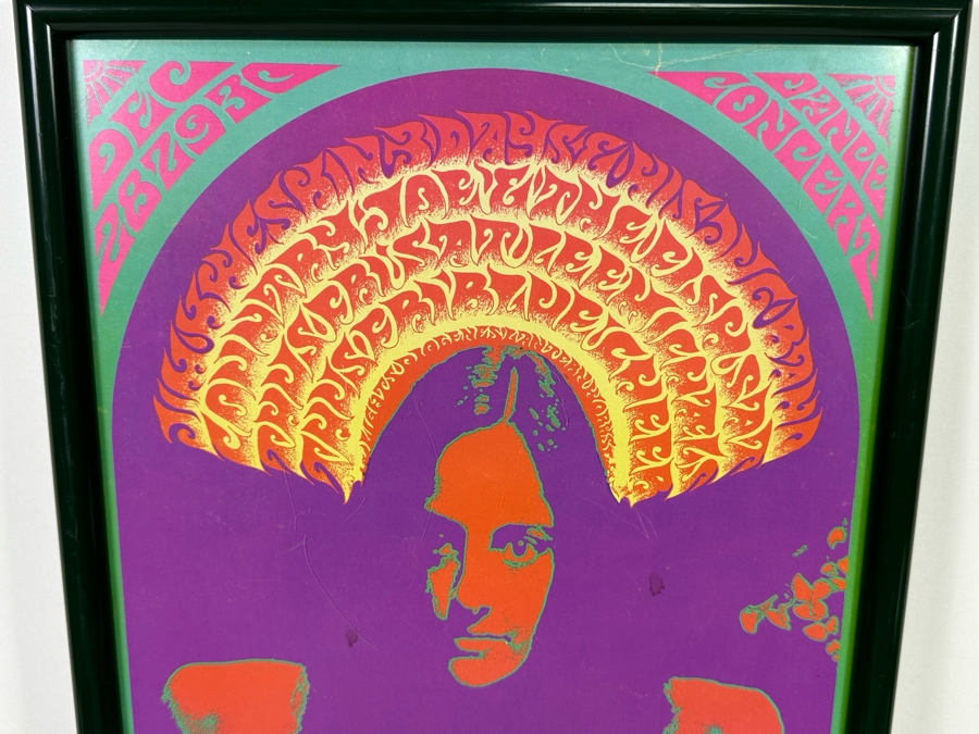 Jim Kweskin Jug Band, Blue Cheer, Country Joe Vintage 1967 Concert Poster Avalon Ballroom Family Dog FD-98 11 X 28 [Photo 5]