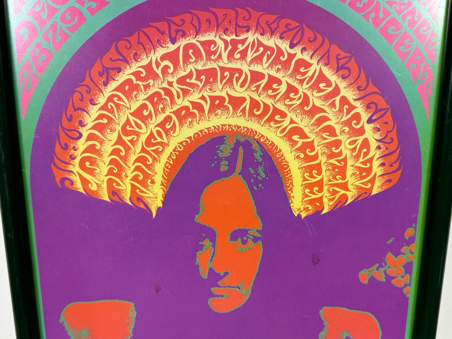 Jim Kweskin Jug Band, Blue Cheer, Country Joe Vintage 1967 Concert Poster Avalon Ballroom Family Dog FD-98 11 X 28 [Photo 6]