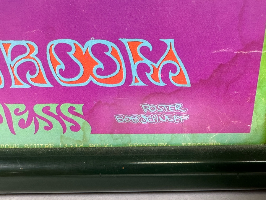 Jim Kweskin Jug Band, Blue Cheer, Country Joe Vintage 1967 Concert Poster Avalon Ballroom Family Dog FD-98 11 X 28 [Photo 16]