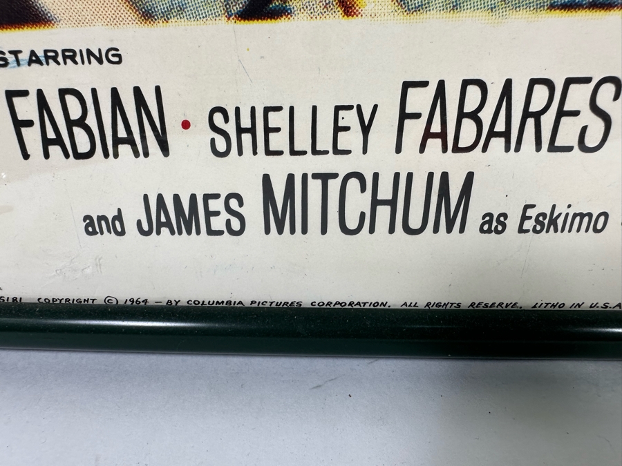 Large Vintage Ride The Wild Surf Movie Poster Framed, An Original Surf Movie Poster 28 X 41 [Photo 13]