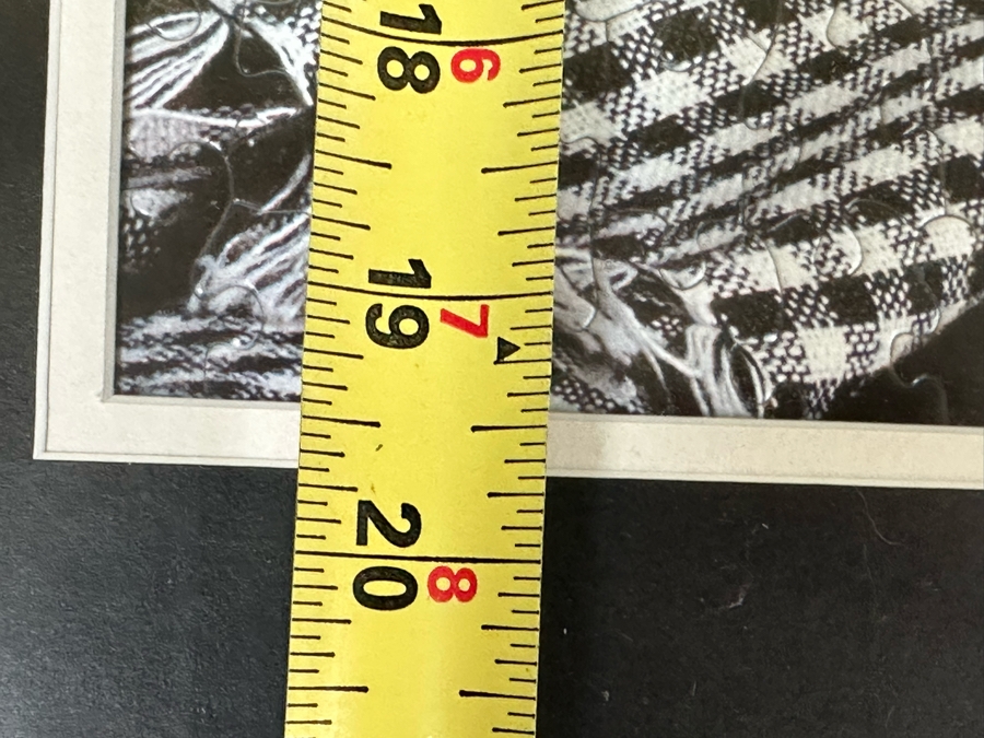 Framed Puzzle Of Sid's Radio Taxi Cab NYC Glenn Appleman 26.5 X 26.5 [Photo 12]