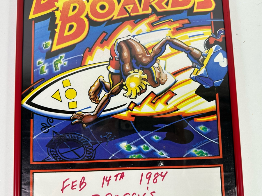 Vintage Blazing Boards Rick Griffin Artwork Surf Movie Poster Framed 12 X 18.5 [Photo 5]