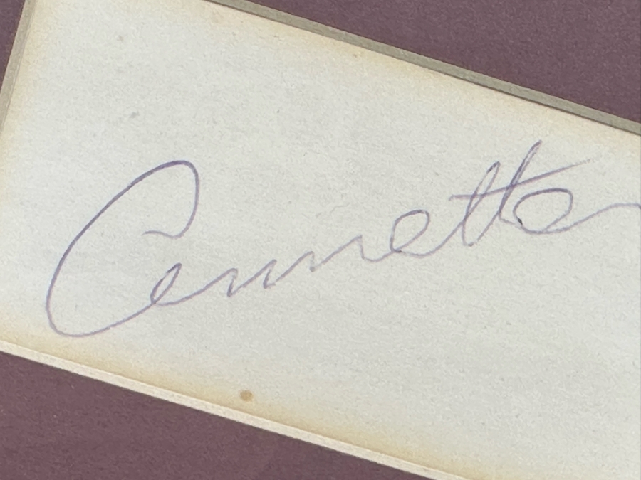 Autograph And Color Photograph Of Annette Funicello Framed 13 X 16 [Photo 8]