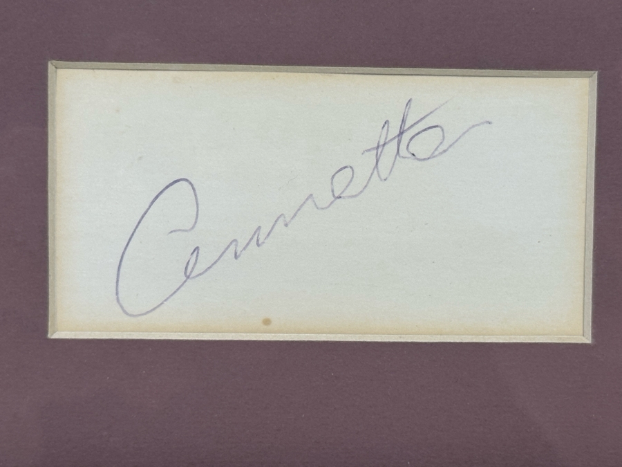 Autograph And Color Photograph Of Annette Funicello Framed 13 X 16 [Photo 6]