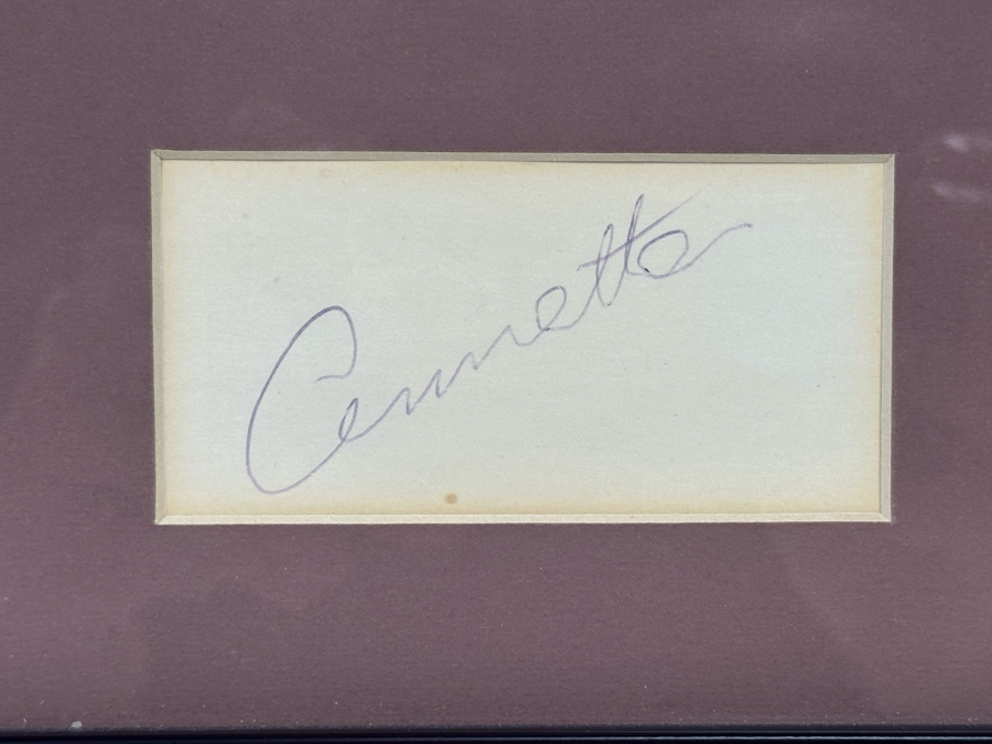 Autograph And Color Photograph Of Annette Funicello Framed 13 X 16 [Photo 7]