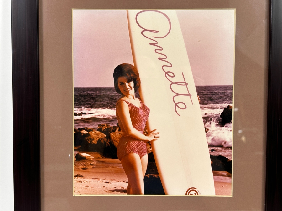 Autograph And Color Photograph Of Annette Funicello Framed 13 X 16 [Photo 5]