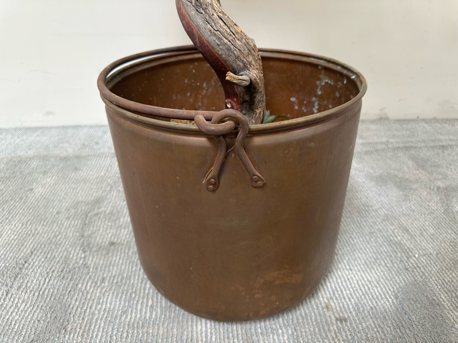 Last Minute Add - Artificial Tree 52W X 51H In Copper Pot 14.5W [Photo 4]