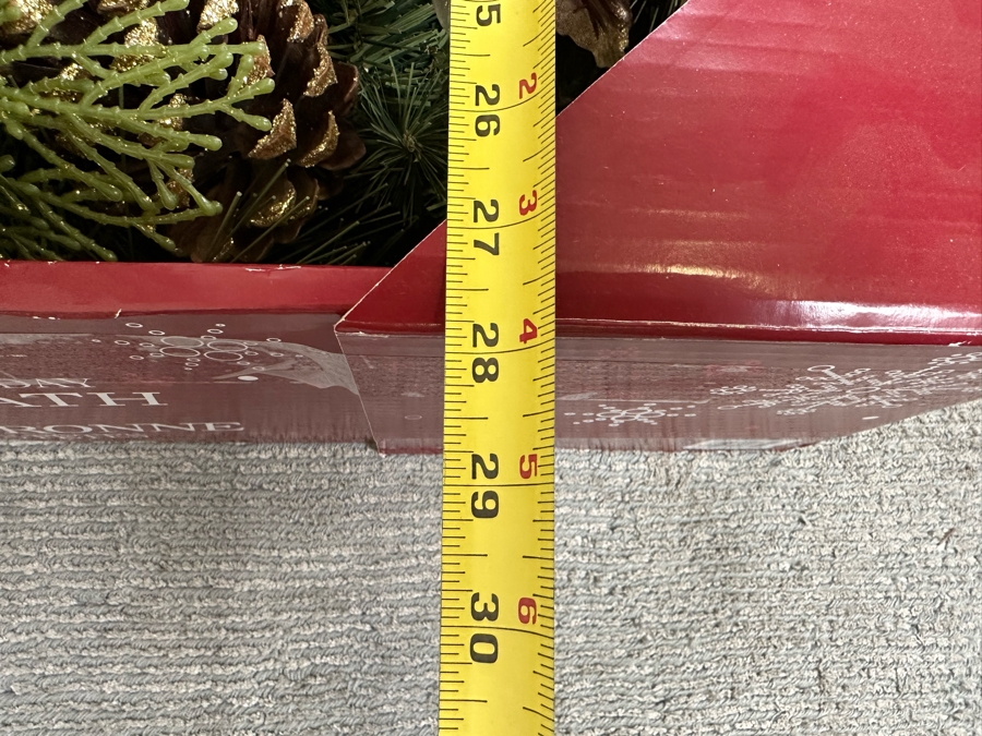 Last Minute Add - Large 28' Christmas Wreath Decoration [Photo 6]