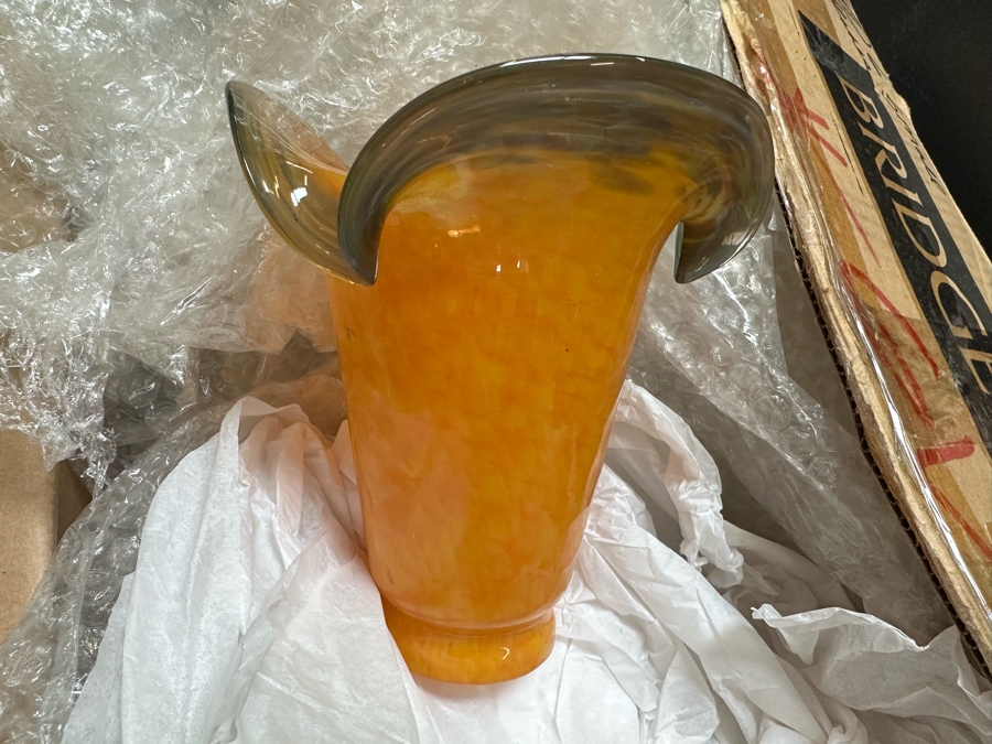 Last Minute Add - Handblown Tulip Glass Chandelier Light Fixture Purchased In New Orleans By Client For $6,800 - No Reserve [Photo 6]