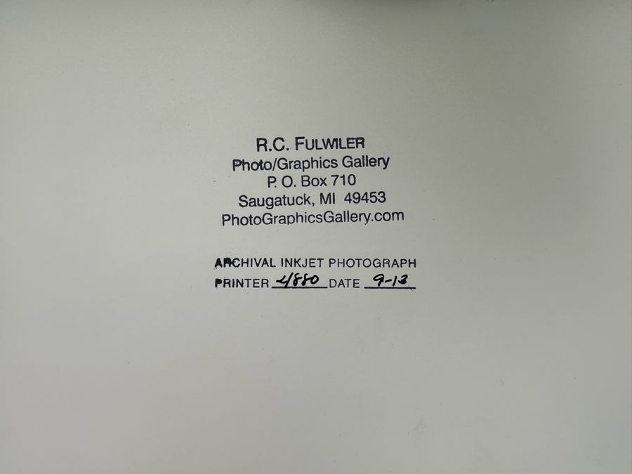 Pair Of Signed R. C. Fulwiler Archival Inkjet Photographs Of Old Gas Service Stations Framed 10 X 7 [Photo 11]