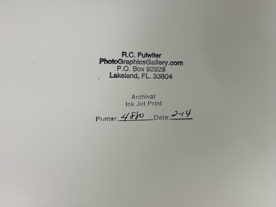 Pair Of Signed R. C. Fulwiler Archival Inkjet Photographs Of Old Gas Service Stations Framed 10 X 7 [Photo 12]