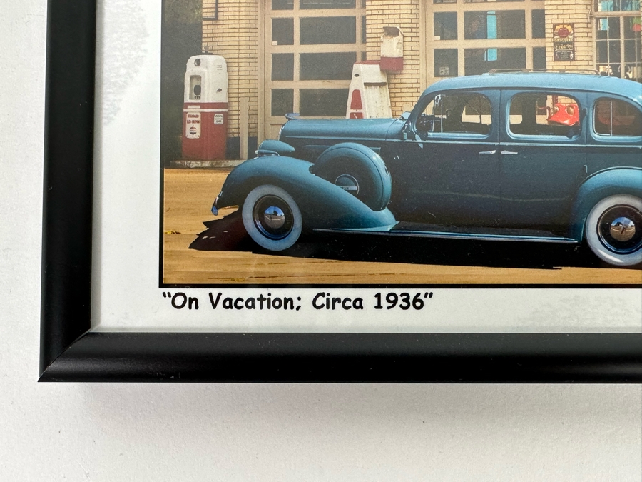 Pair Of Signed R. C. Fulwiler Archival Inkjet Photographs Of Old Gas Service Stations Framed 10 X 7 [Photo 8]